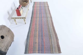 Turkish Vintage Runner Rug - Thumbnail