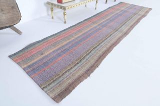 Turkish Vintage Runner Rug - Thumbnail