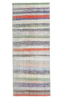 Hallway Flatweave Vintage Runner Rug - Thumbnail