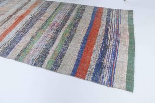 Hallway Flatweave Vintage Runner Rug - Thumbnail