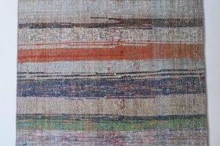 Hallway Flatweave Vintage Runner Rug - Thumbnail