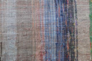 Hallway Flatweave Vintage Runner Rug - Thumbnail