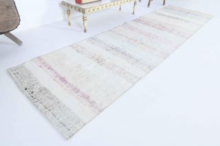 Turkish Vintage Runner Rug - Thumbnail