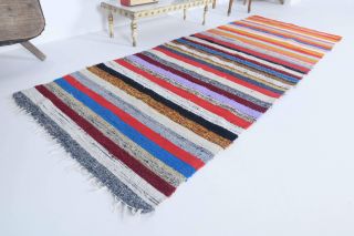 Rainbow Coloration - Vintage Runner Rug - Thumbnail