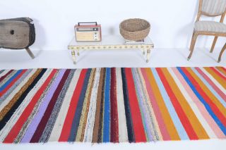 Rainbow Coloration - Vintage Runner Rug - Thumbnail