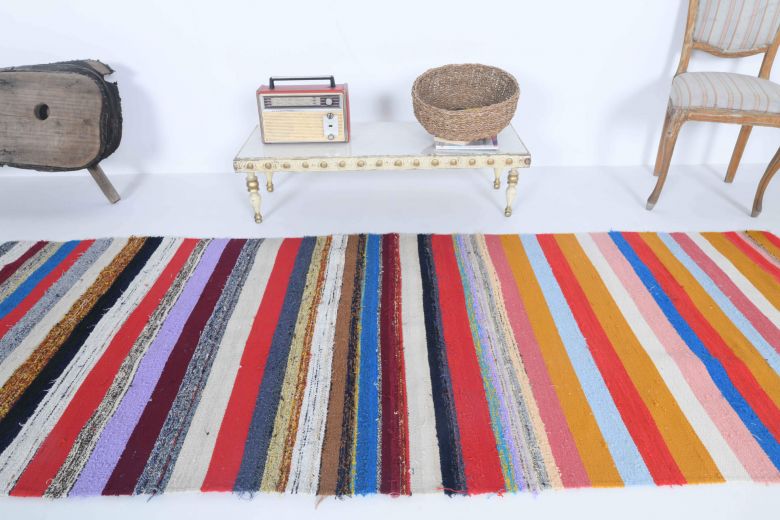 Rainbow Coloration - Vintage Runner Rug