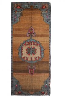 Wide and Long Vintage Runner Rug - Thumbnail