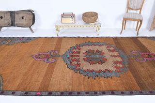 Wide and Long Vintage Runner Rug - Thumbnail