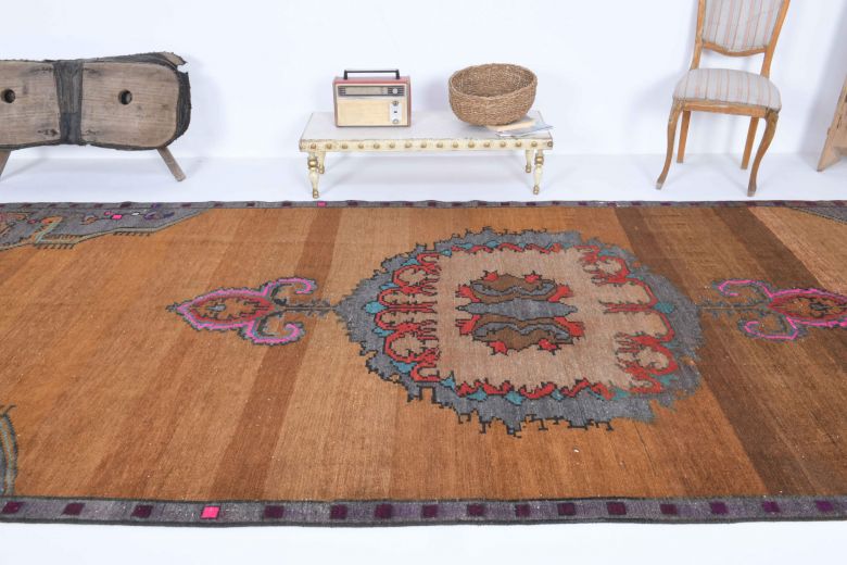 Wide and Long Vintage Runner Rug