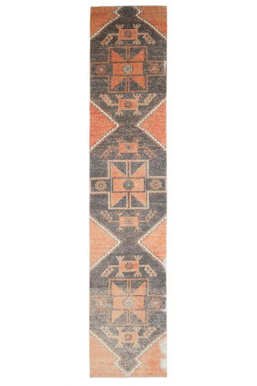 Turkish Vintage Runner Rug - 32198