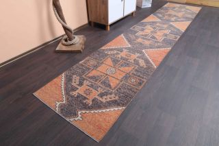 Turkish Vintage Runner Rug - 32198 - Thumbnail