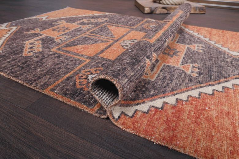 Turkish Vintage Runner Rug - 32198