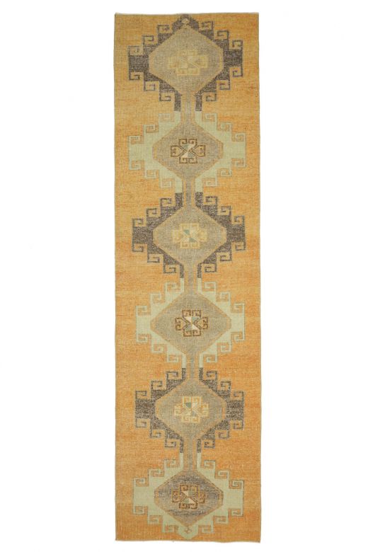 Turkish Vintage Runner Rug - 32201