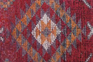 Hand-Knotted Vintage Runner Rug - Thumbnail