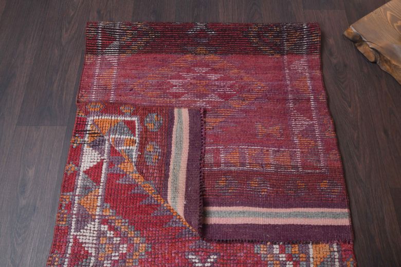 Hand-Knotted Anatolian Vintage Runner Rug