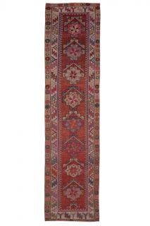 1970′s Hand-knotted Vintage Anatolian Runner Rug - Thumbnail