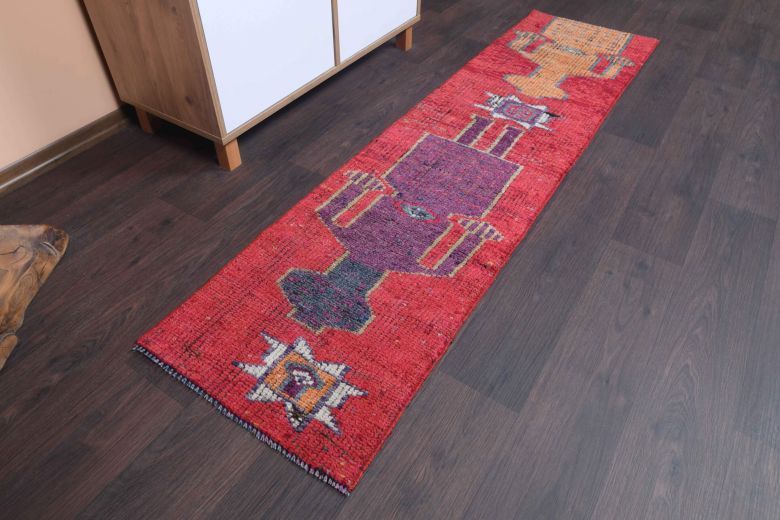 Human Figures Vintage Runner Rug