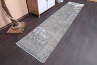 Distressed Vintage Runner Rug - Thumbnail