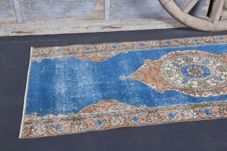 Turkish Vintage Runner Rug - Thumbnail