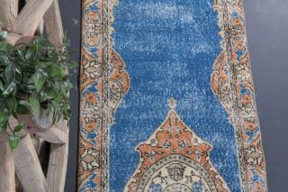 Turkish Vintage Runner Rug - Thumbnail