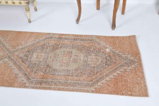 Turkish Vintage Runner Rug - Thumbnail