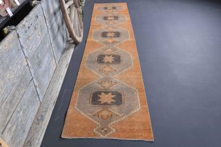 Orange Vintage Runner Rug - Thumbnail