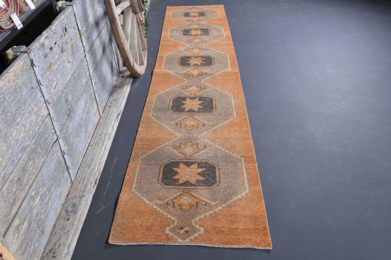 Orange Vintage Runner Rug