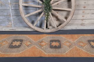 Orange Vintage Runner Rug - Thumbnail