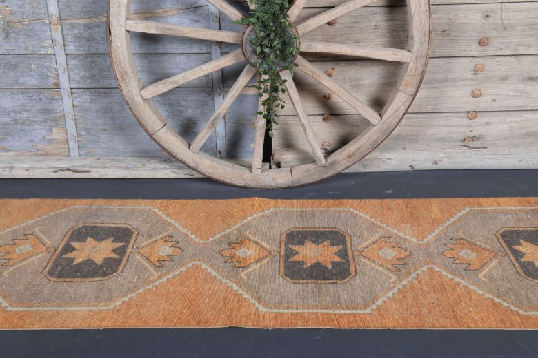 Orange Vintage Runner Rug