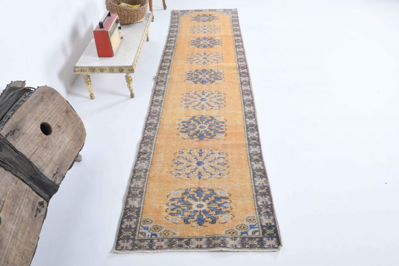 Oriental Turkish Vintage Runner Rug