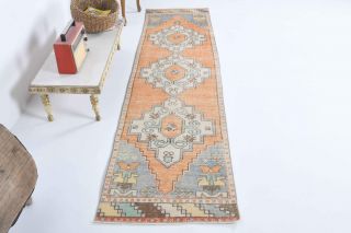 Oriental Vintage Runner Rug - Thumbnail