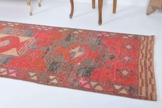 Turkish Vintage Runner Rug - Thumbnail