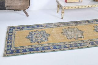 Turkish Vintage Runner Rug - Thumbnail