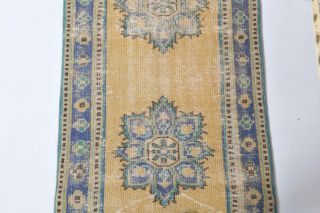 Turkish Vintage Runner Rug - Thumbnail