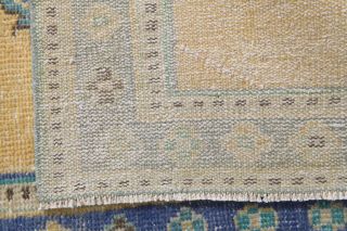 Turkish Vintage Runner Rug - Thumbnail