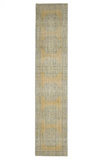 Faded Colored Oriental Vintage Runner Rug - Thumbnail