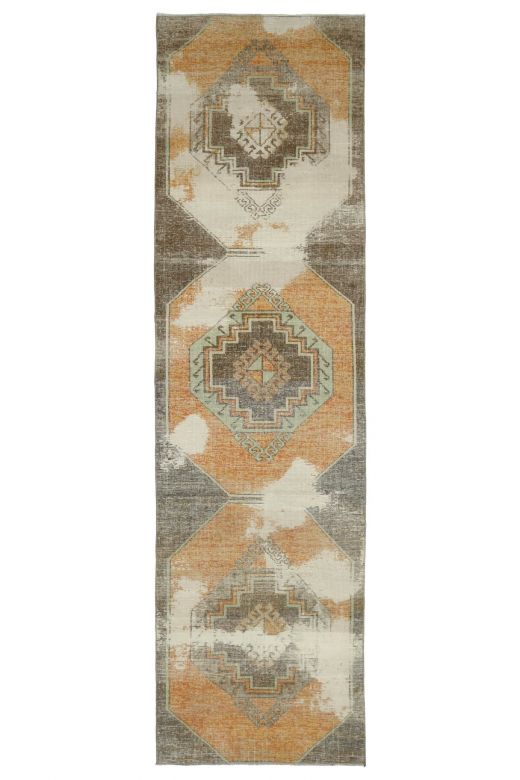 Distressed Vintage Runner Rug