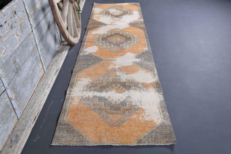 Distressed Vintage Runner Rug