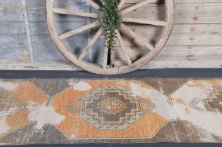 Distressed Vintage Runner Rug - Thumbnail