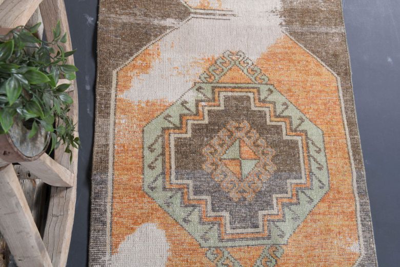 Distressed Vintage Runner Rug