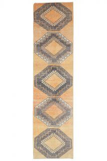 Vintage Hallway Runner Rug - Thumbnail