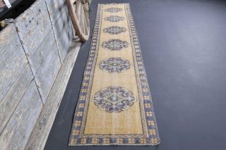 Turkish Vintage Runner Rug - Thumbnail