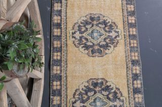 Turkish Vintage Runner Rug - Thumbnail