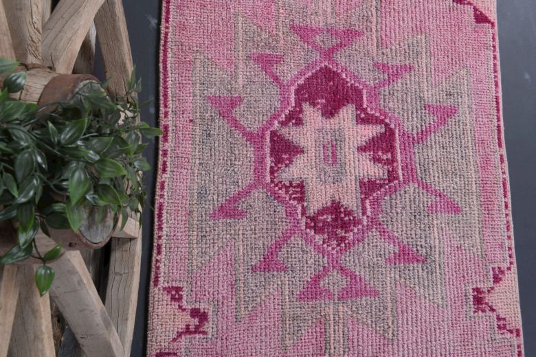 Turkish Anatolian Vintage Runner Rug