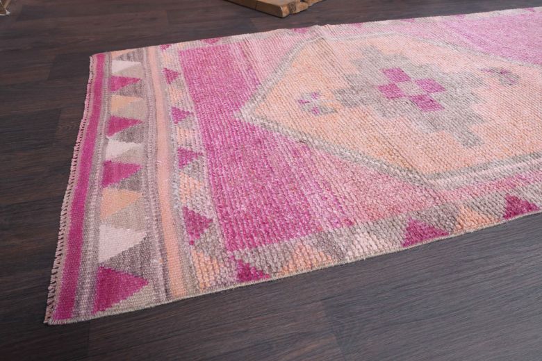Turkish Anatolian Vintage Runner Rug