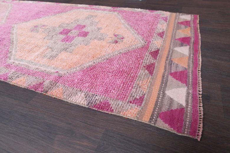 Turkish Anatolian Vintage Runner Rug