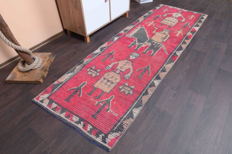 Custom Paintings - Vintage Anatolian Runner Rug