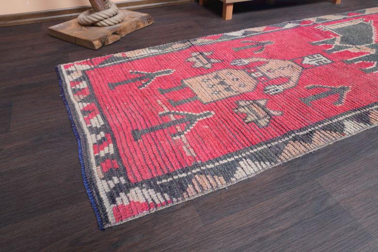Custom Paintings - Vintage Anatolian Runner Rug