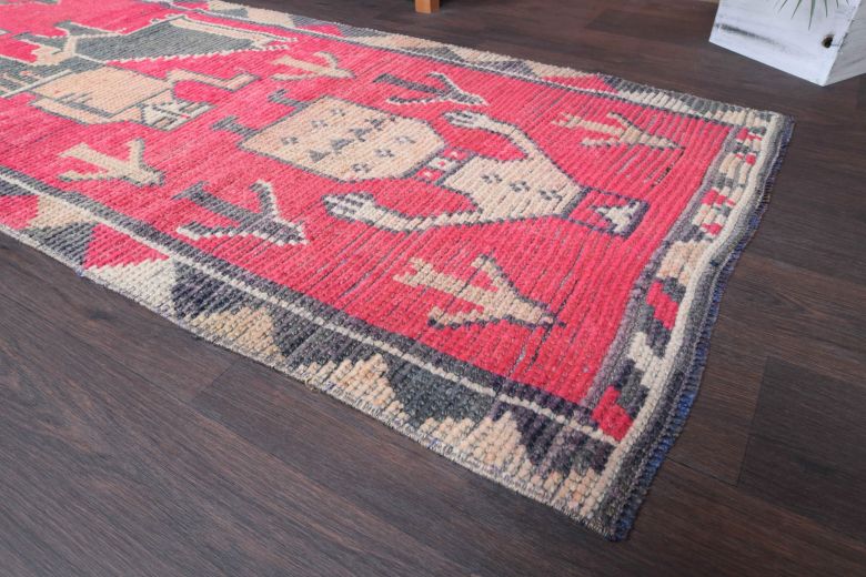 Custom Paintings - Vintage Anatolian Runner Rug