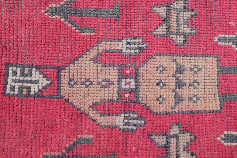 Custom Paintings - Vintage Anatolian Runner Rug